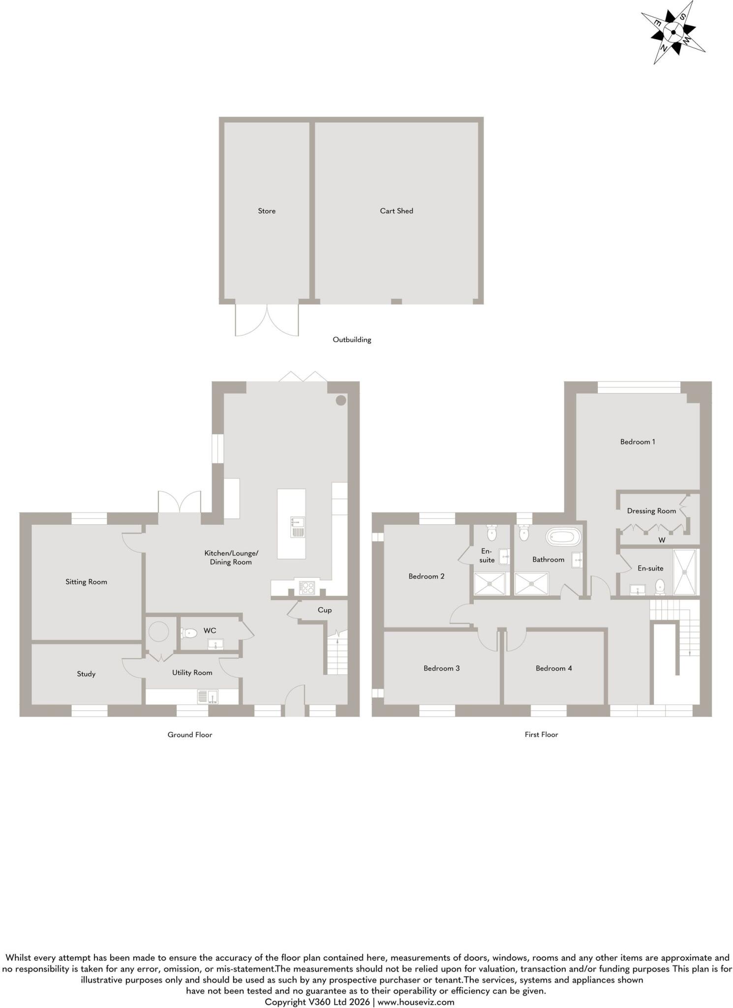 Barn Style New Home, Baconsthorpe floorplan