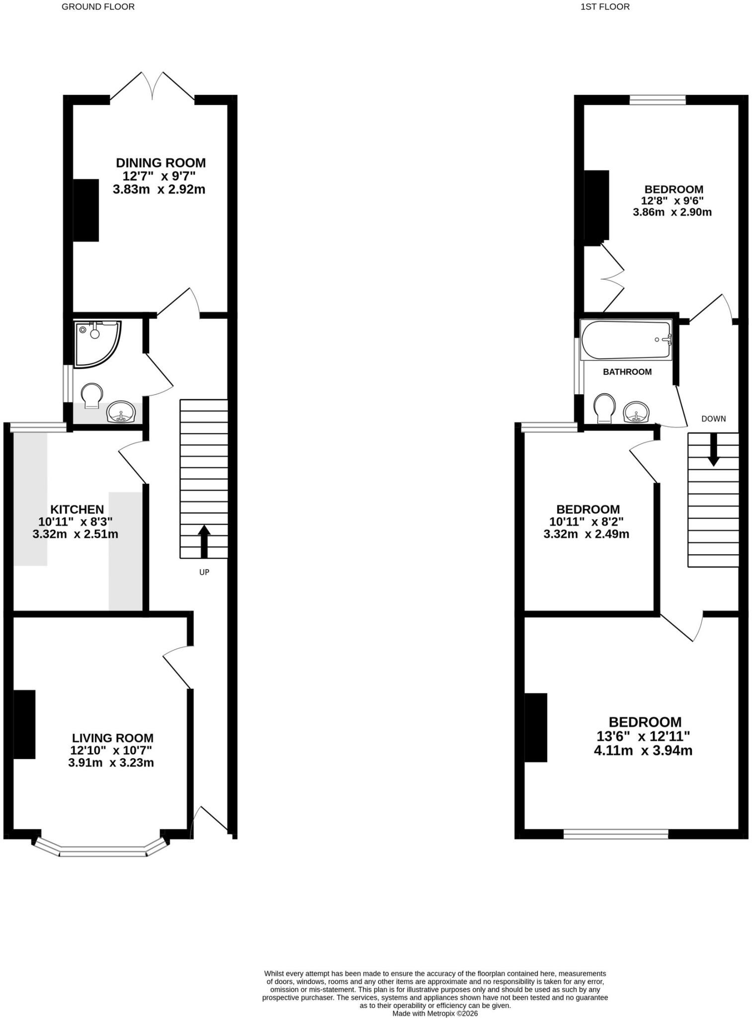 Bramshott Road, Southsea, PO4 floorplan
