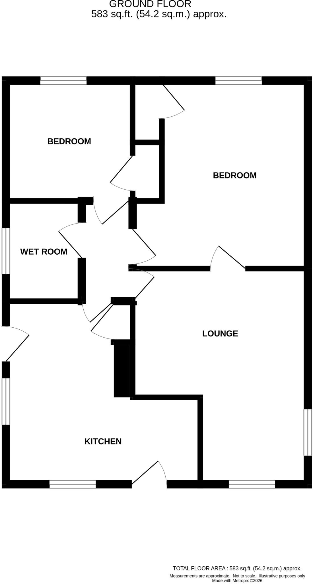 4 Aitkens Terrace, Terrington St. John, Wisbech, Norfolk PE14 7TA floorplan