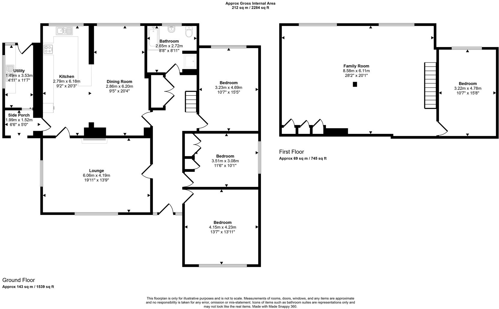 Princes Gate, Narberth floorplan