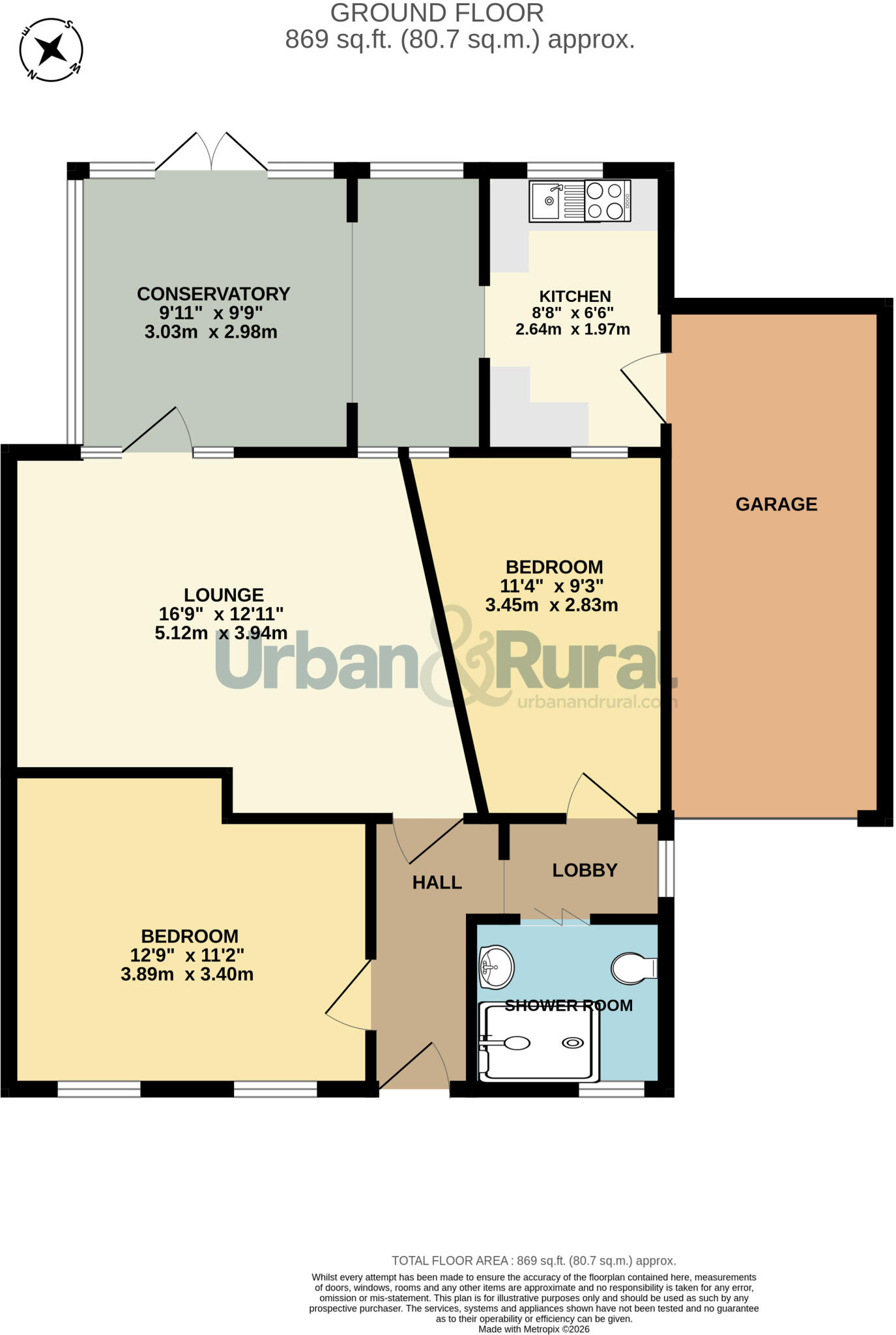 Stagsden Road, Bromham, Bedford, Bedfordshire, MK43 floorplan
