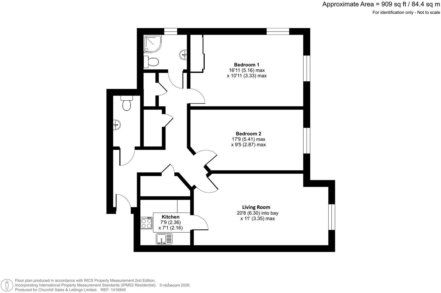 King Edgar Lodge, Ringwood, Hampshire floorplan