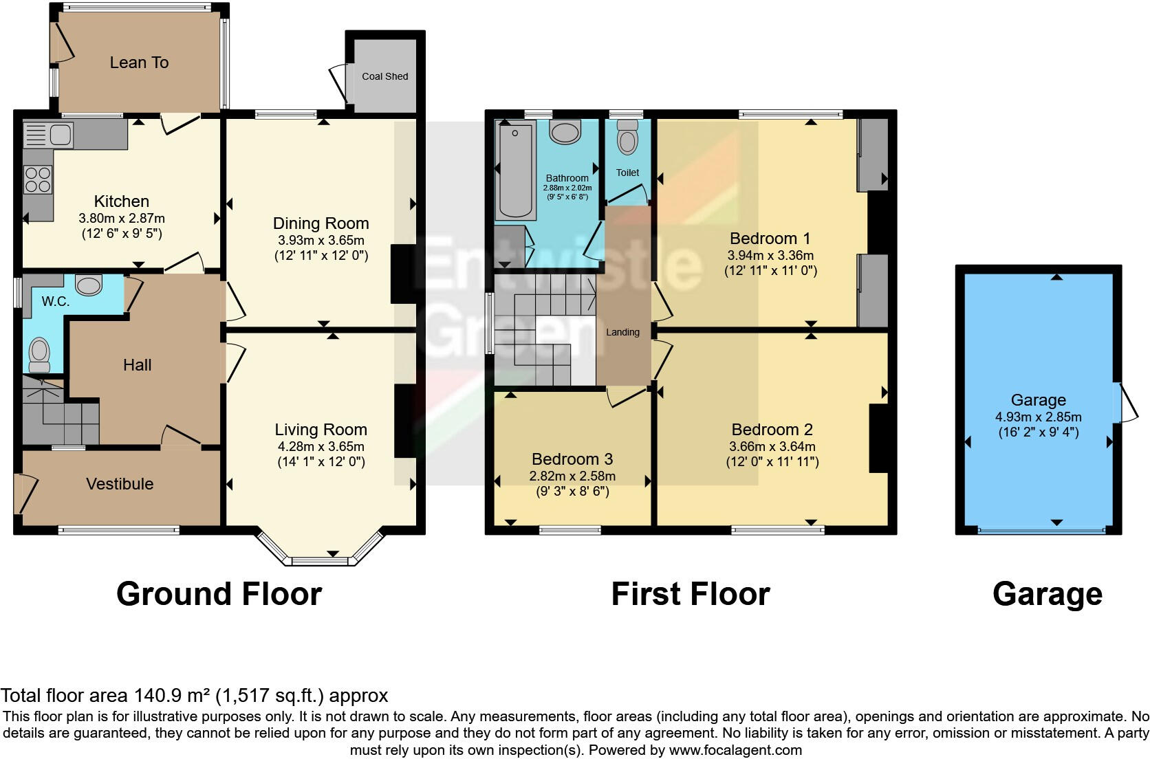 Marine Drive, Hest Bank, Lancaster, Lancashire, LA2 floorplan