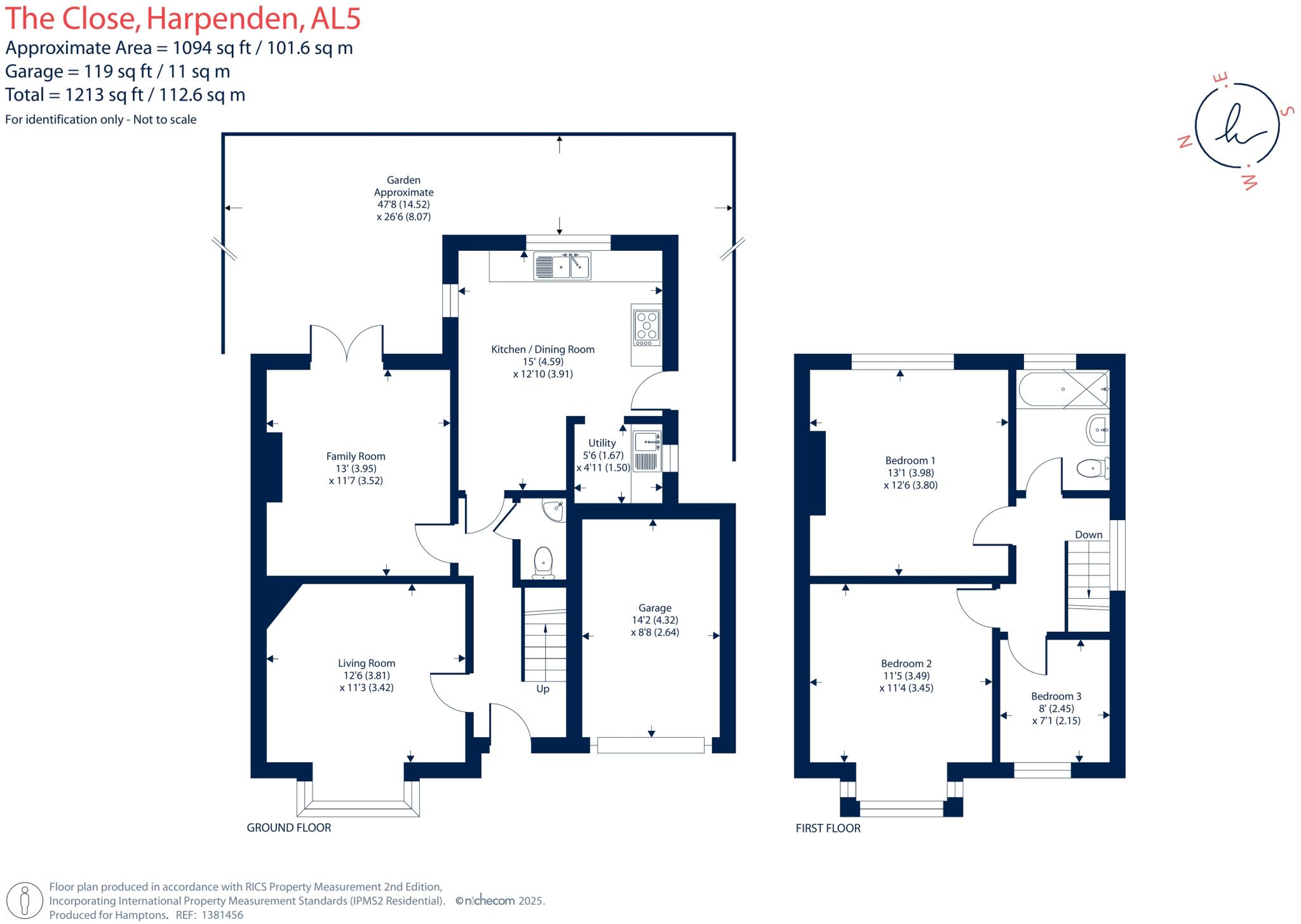 The Close, Harpenden, AL5 floorplan