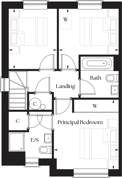 Higham Ferrers,
A5001/A6 junction,
Northamptonshire,
NN10 8GD floorplan