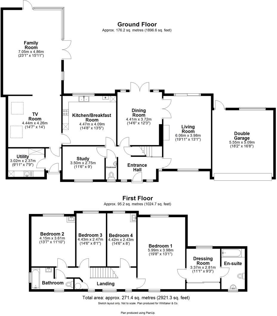Grange Court Road, Harpenden floorplan