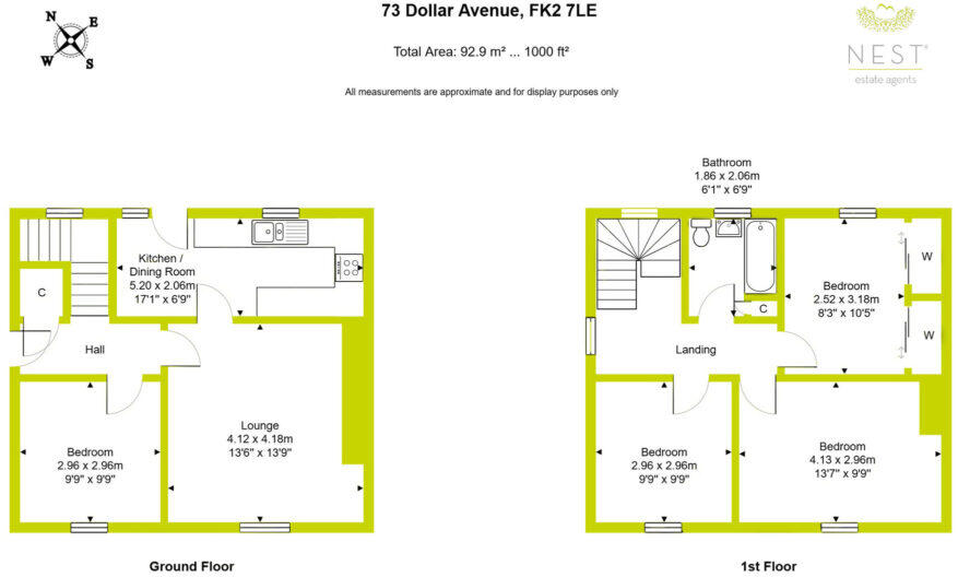 Dollar Avenue, Falkirk, FK2 7LE floorplan