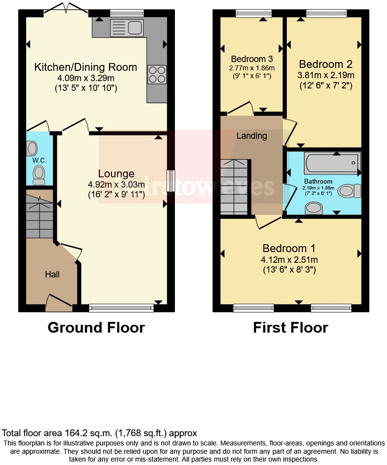 Bill Lane, Bilsthorpe, Newark, Nottinghamshire, NG22 floorplan