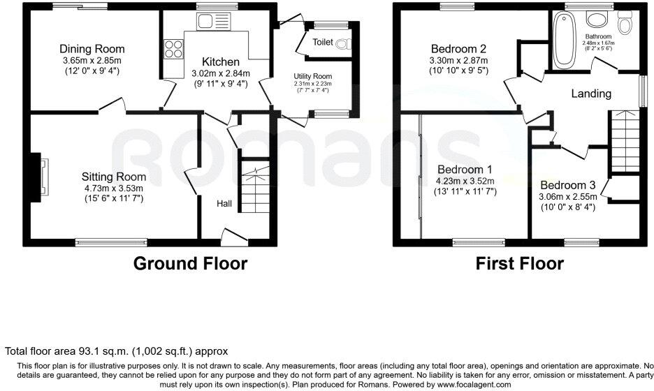 South Meadow, Crowthorne, Berkshire floorplan