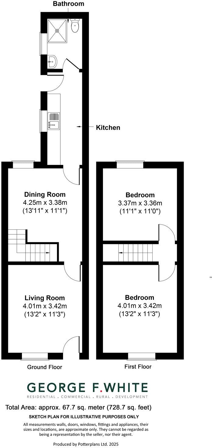 102, Galgate, Barnard Castle, County Durham, DL12 floorplan
