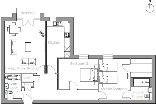 8 Gabriel Place, Church Road, Birmingham, B15 floorplan