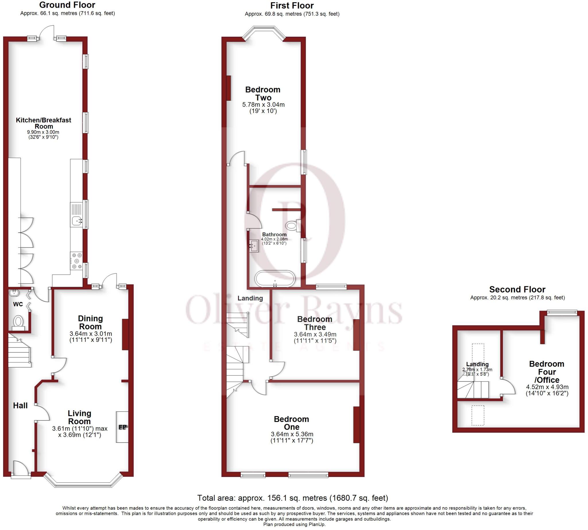 Howard Road, Clarendon Park, Leicester, LE2 floorplan