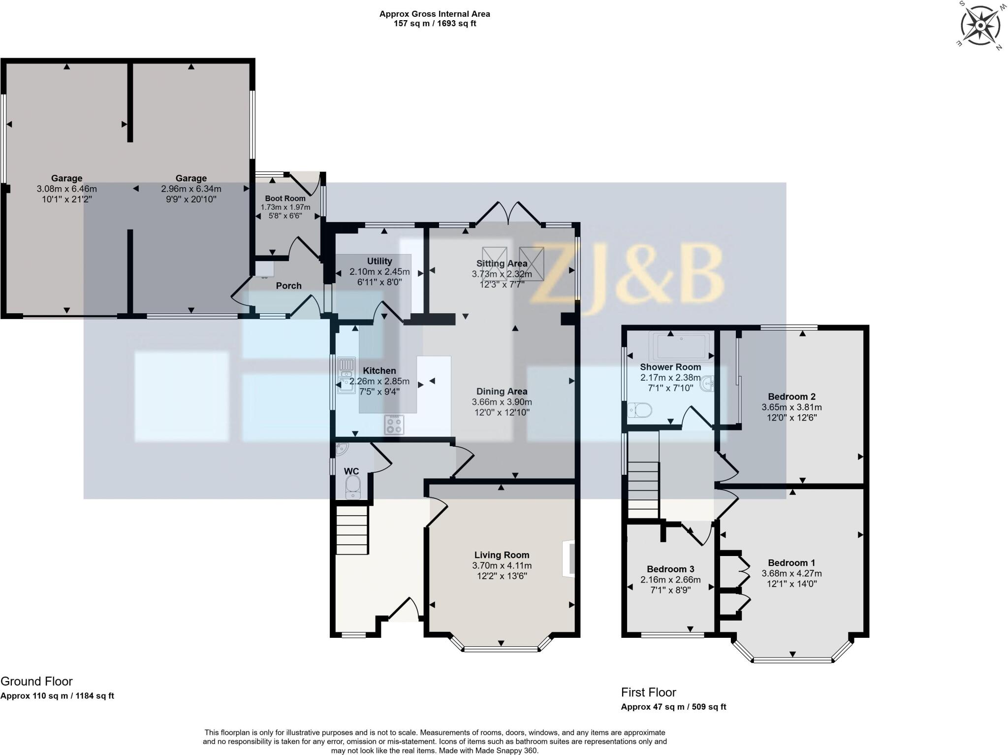 Windsor Lane, Bomere Heath, Shrewsbury, Shropshire, SY4 3LR floorplan