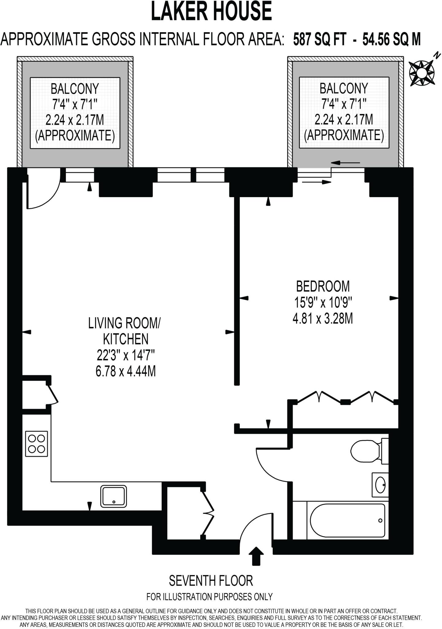 Laker House, Royal Wharf, London, E16 floorplan