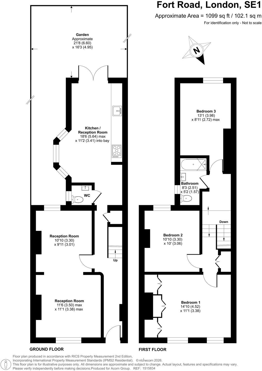 Fort Road, London floorplan