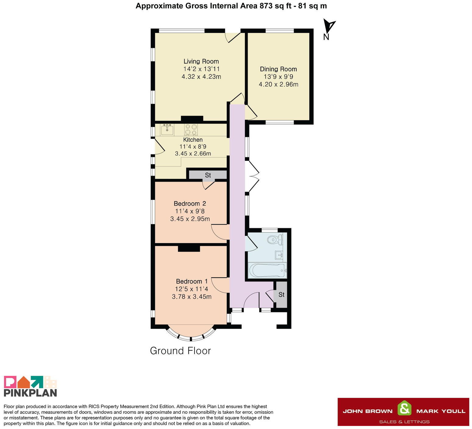 Downs Road, Coulsdon, CR5 1AD floorplan