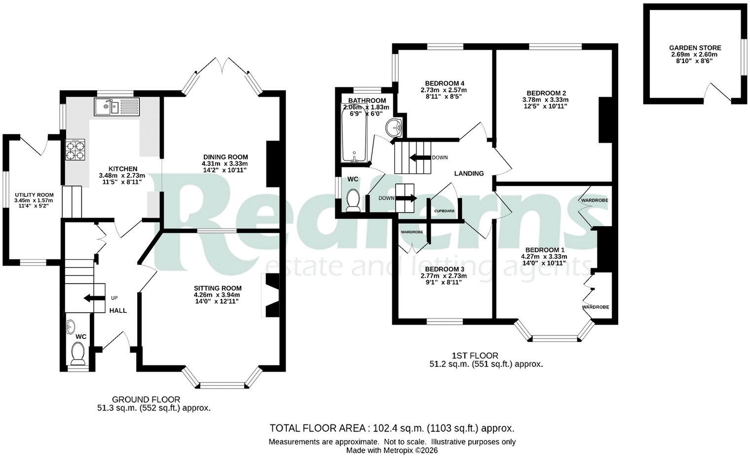 High Street, Newton Poppleford floorplan