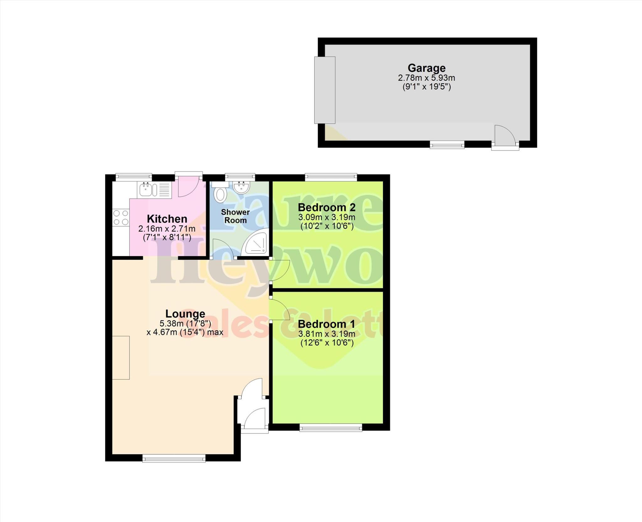Carr Lane, Hambleton, Poulton Le Fylde floorplan