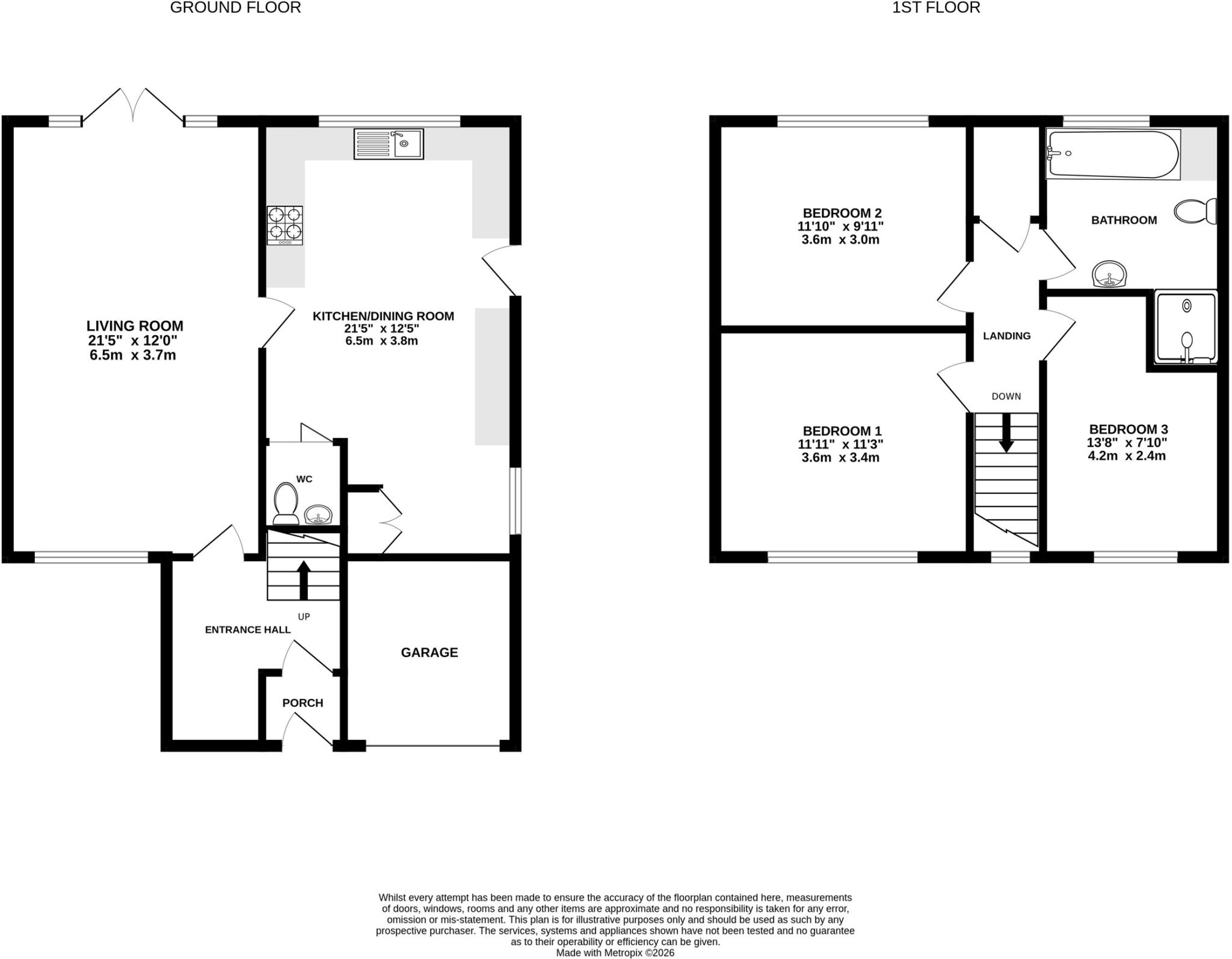 Shrawley Road, Fernhill Heath, Worcester, Worcestershire. floorplan