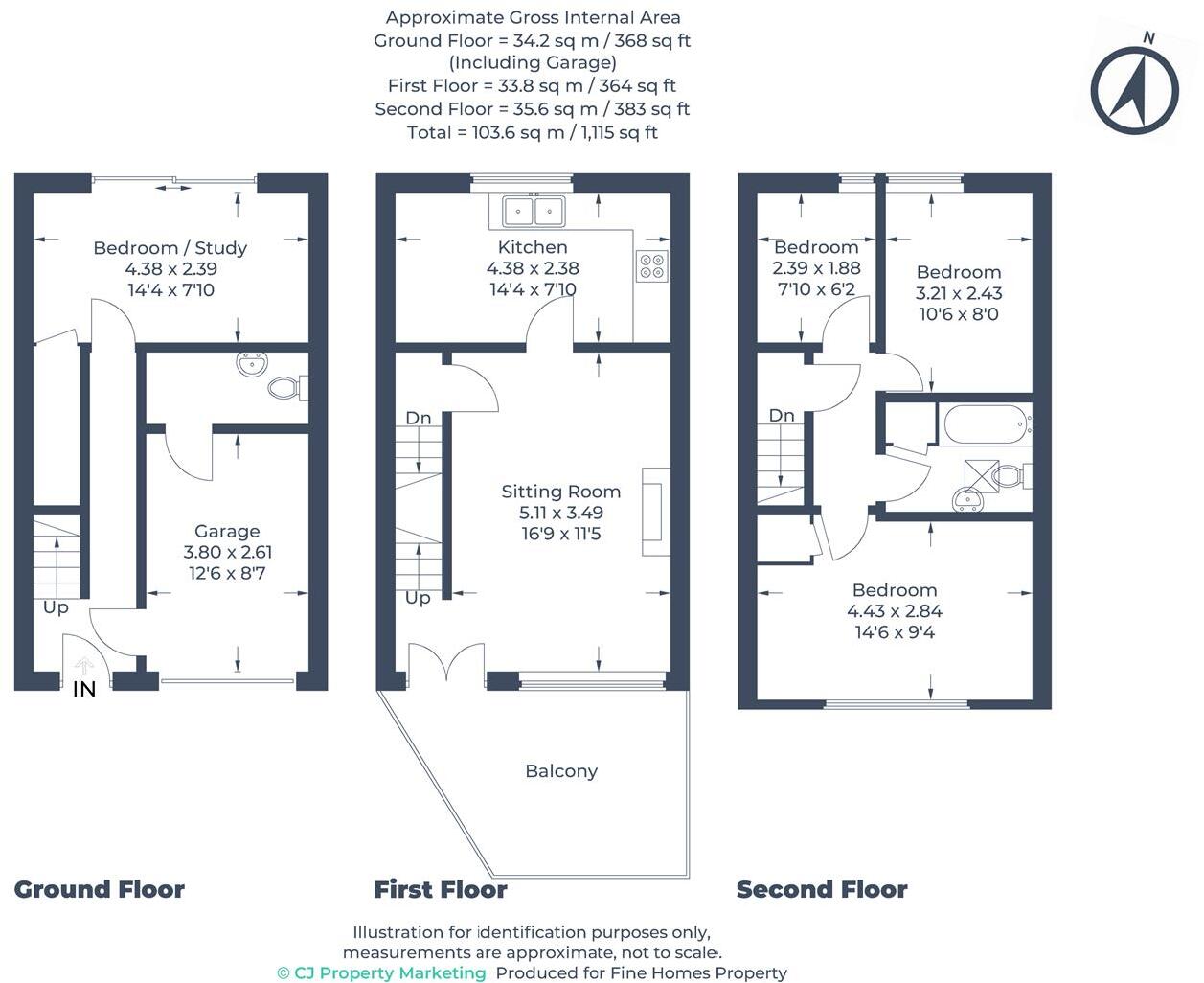 Bideford Green, Linslade, Leighton Buzzard floorplan