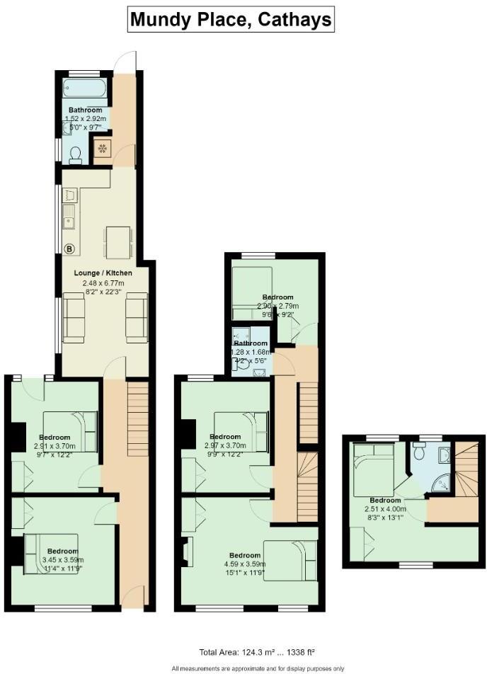 Mundy Place, Cathays floorplan