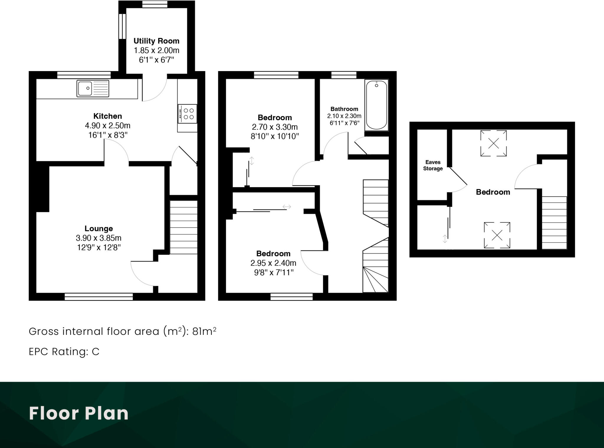 56 Central Avenue, Kilbirnie, KA25 6JP floorplan