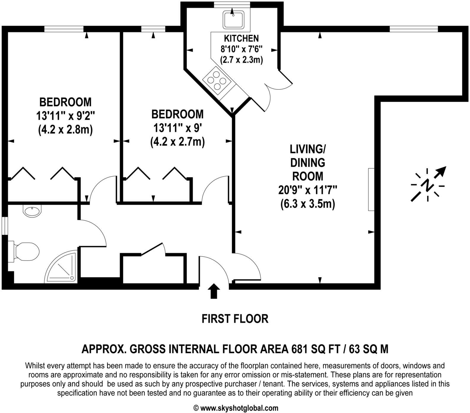 Gibson Court, Hinchley Wood floorplan