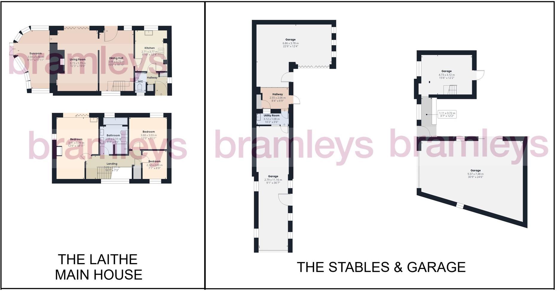 Cold Hill, Berry Brow, Huddersfield floorplan