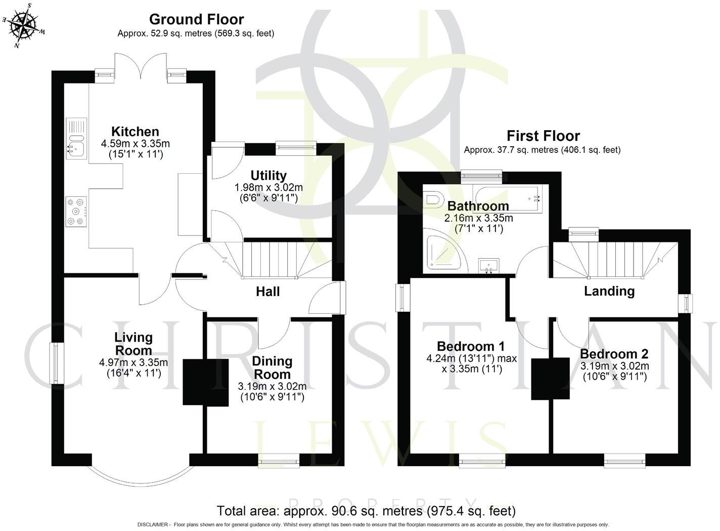 32, Brewers Lane, Badsey, Evesham floorplan