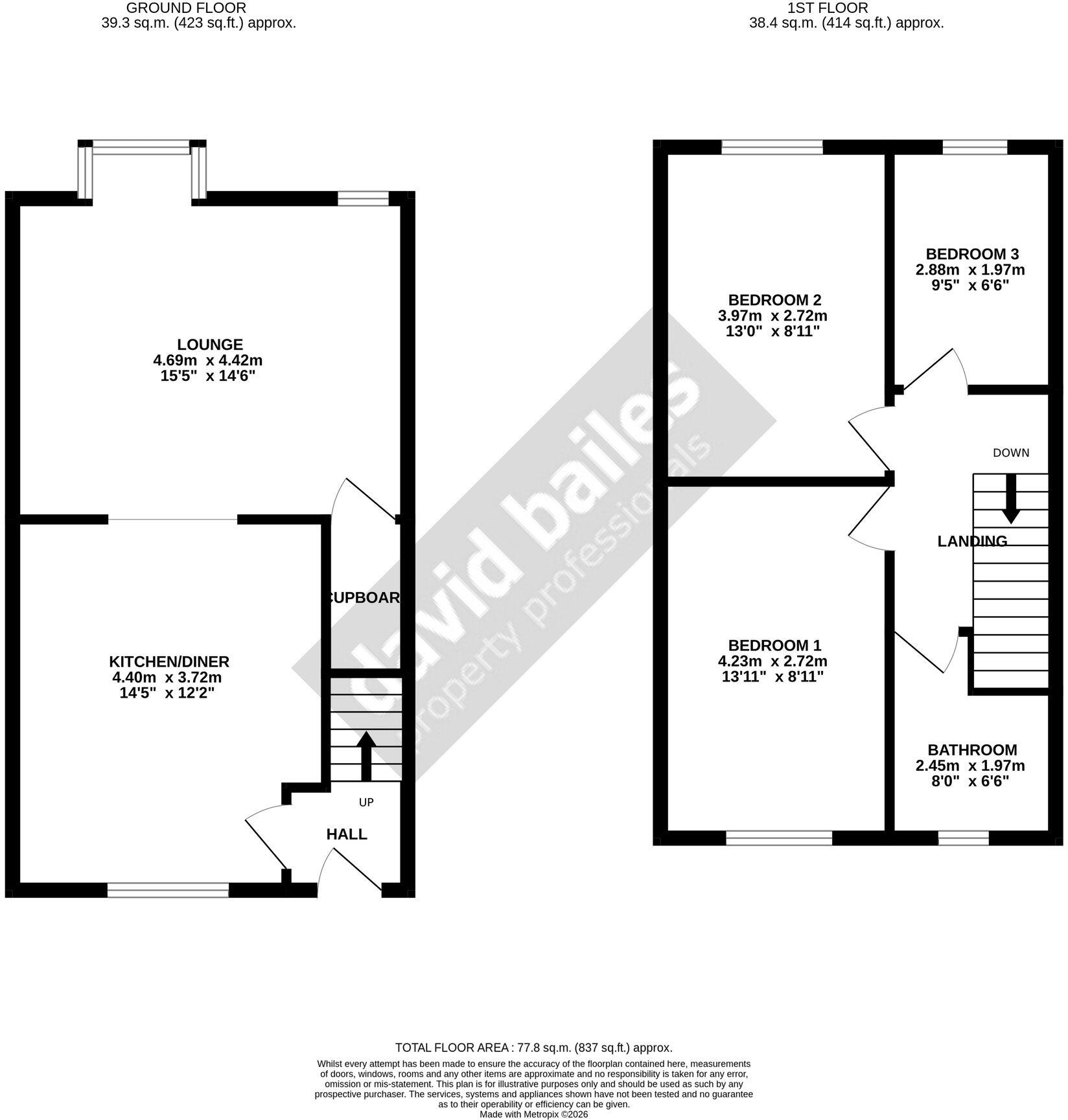 Park Road, Stanley, DH9 floorplan