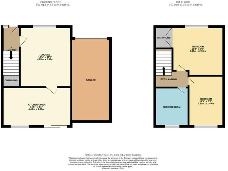 Spencer Close, Earls Barton, Northamptonshire NN6 floorplan