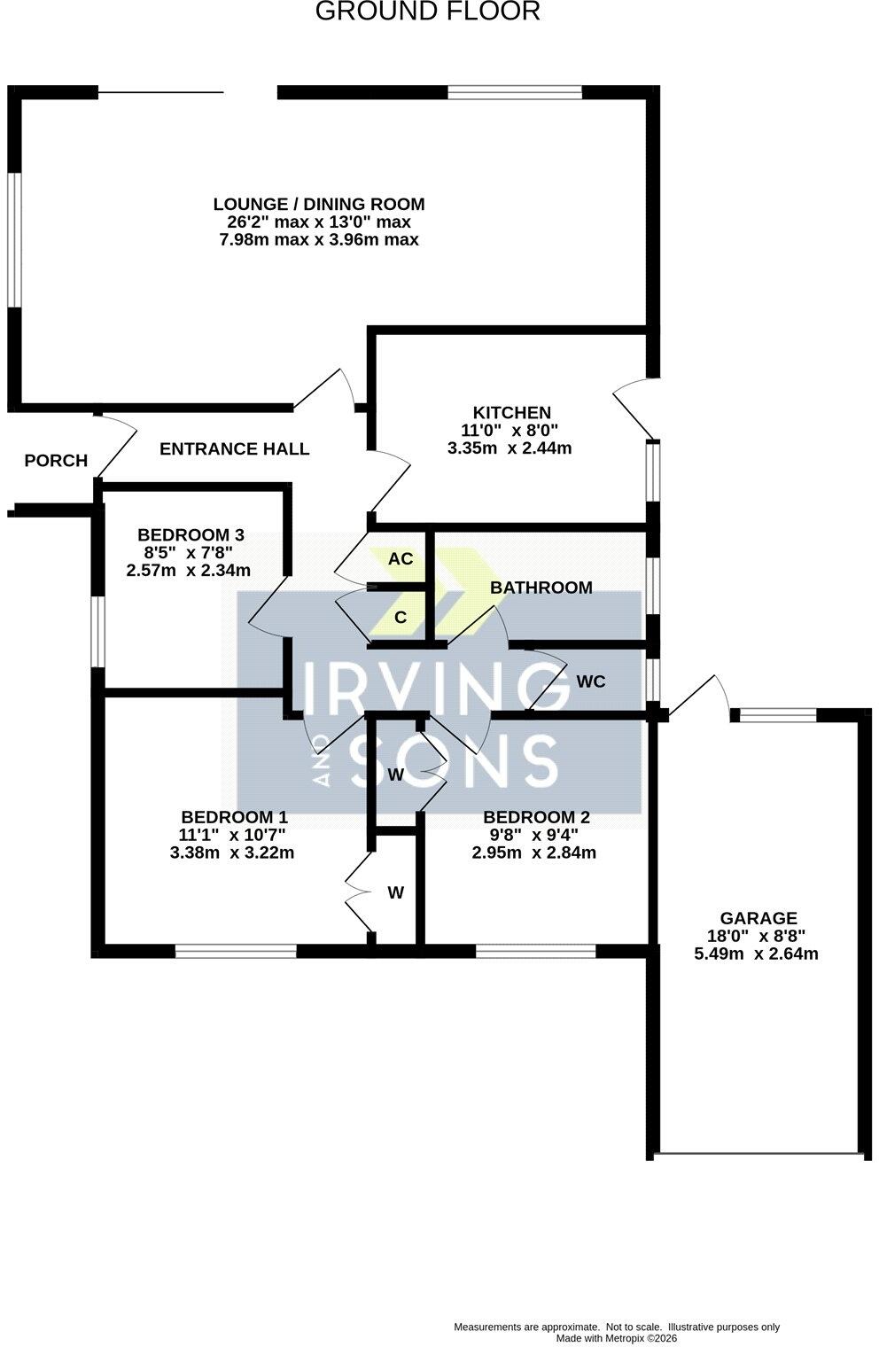 Nightingale Close, Verwood, Dorset, BH31 floorplan