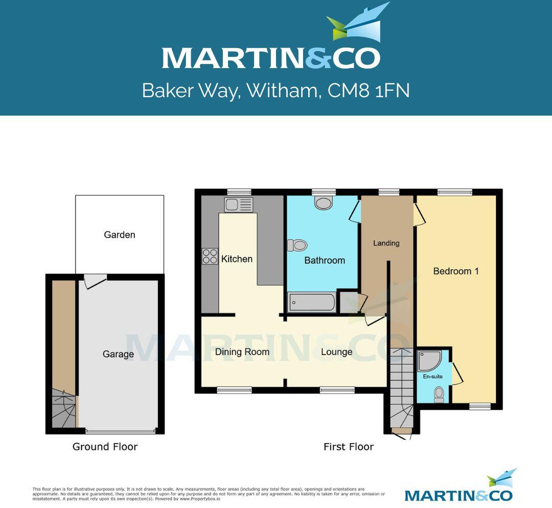 Baker Way, Witham floorplan