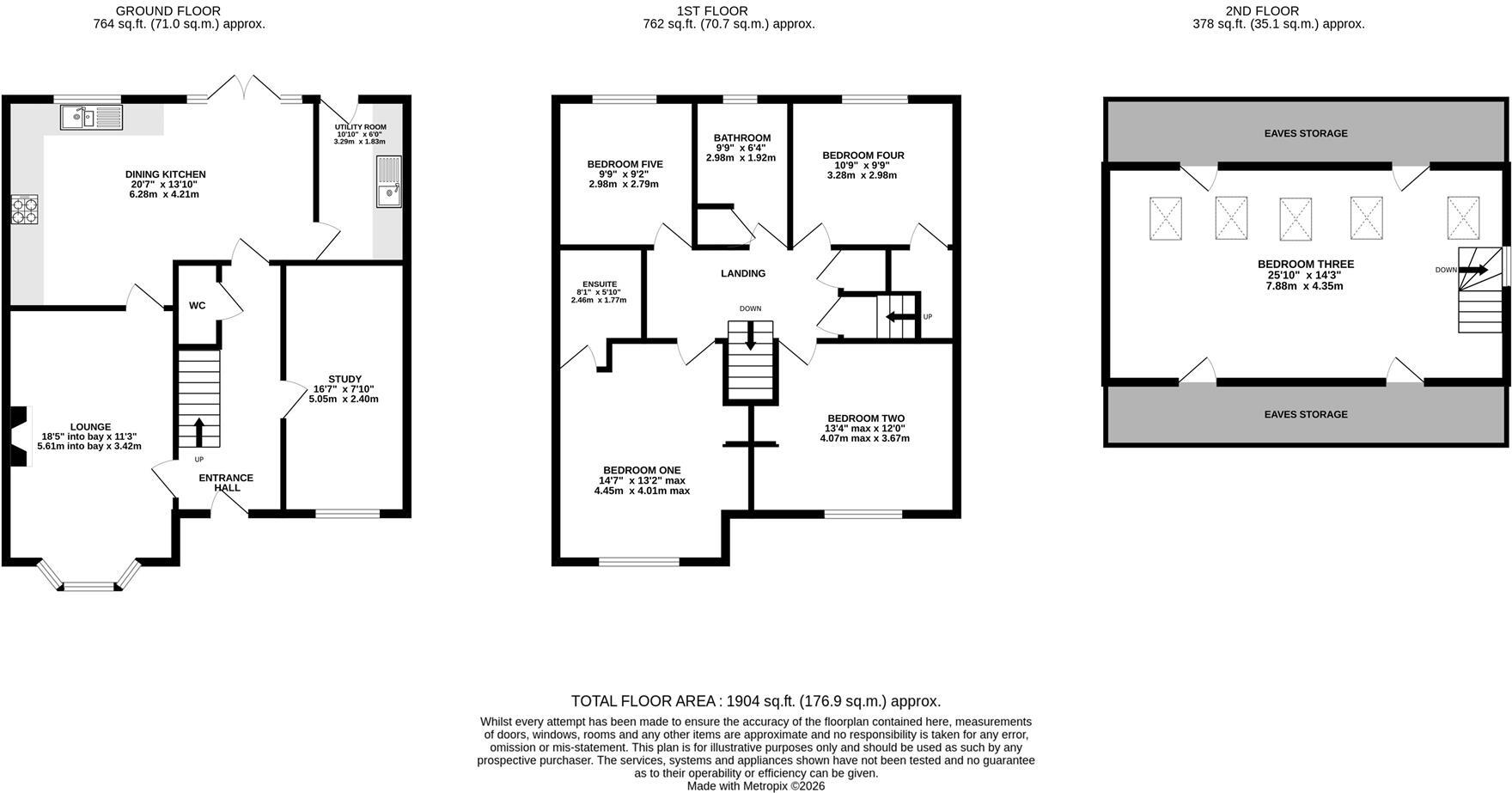 Kensington Crescent, Cuddington, Northwich floorplan