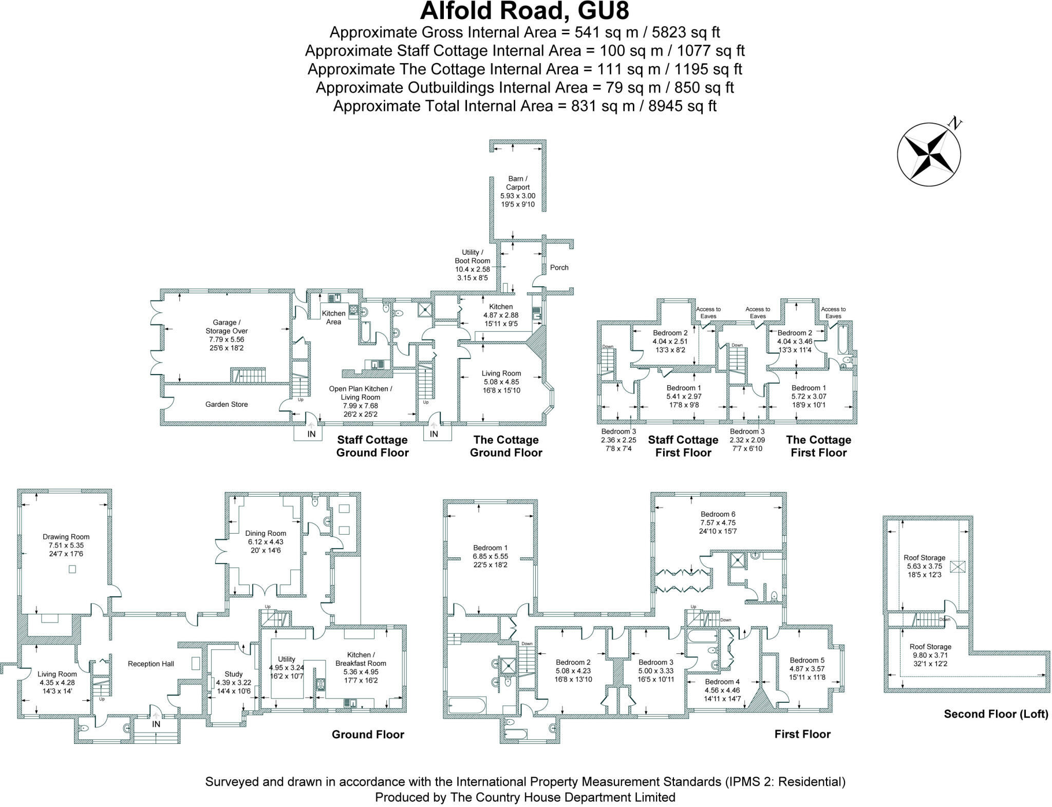 Alfold Road, Dunsfold, Godalming, Surrey, GU8 floorplan