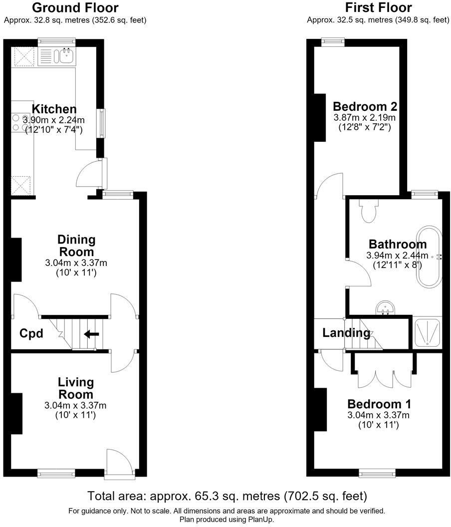 34, Field Terrace Road, Newmarket floorplan