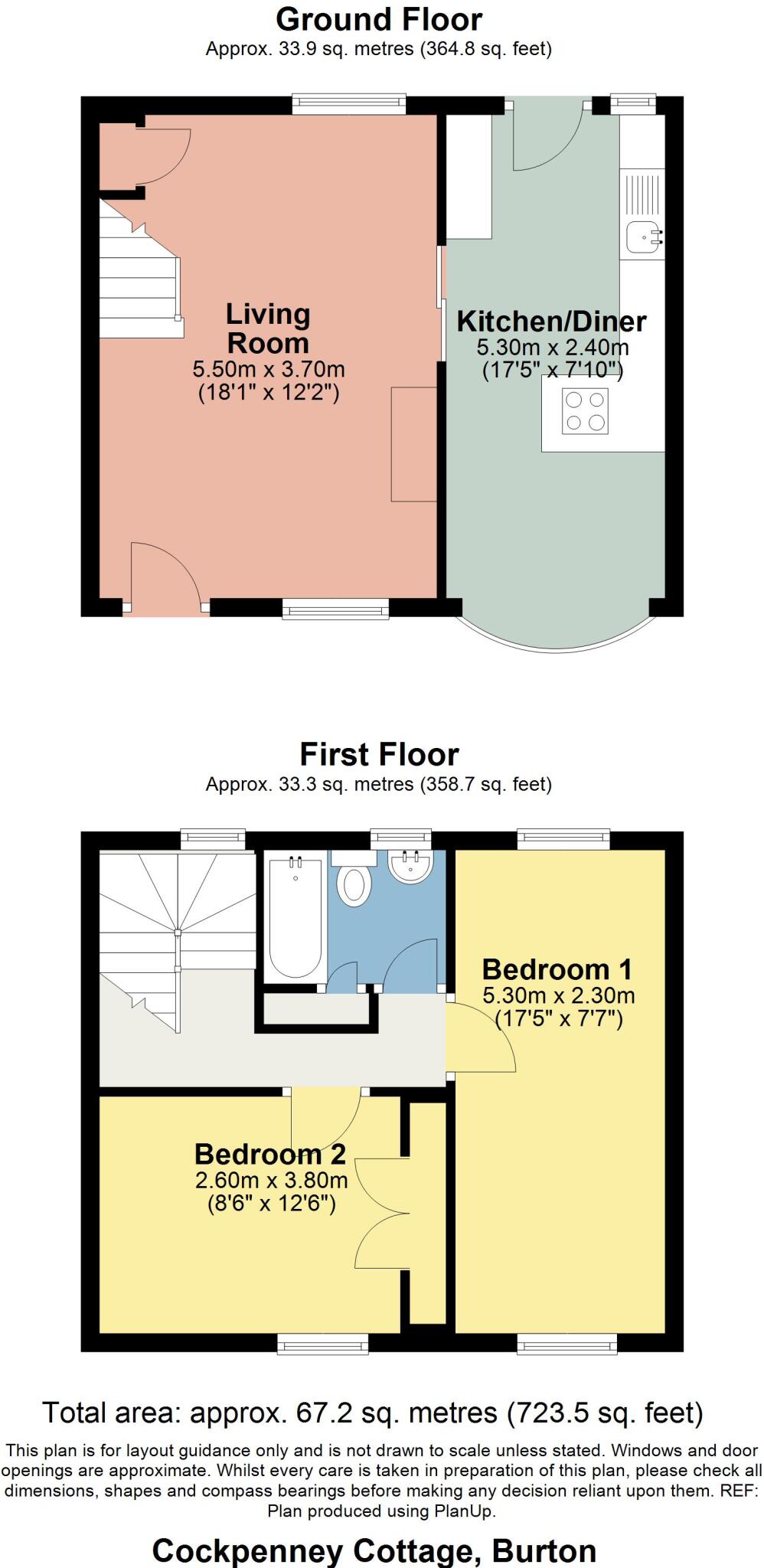 Cockpennys Cottage, Cocking Yard, Burton, LA6 1LZ  floorplan