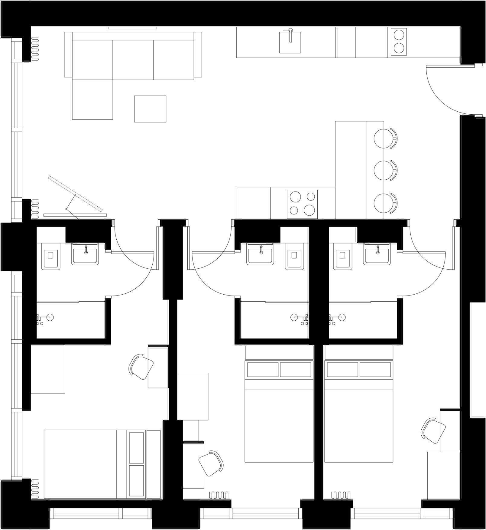 Union West Tower, Water Street, Manchester floorplan