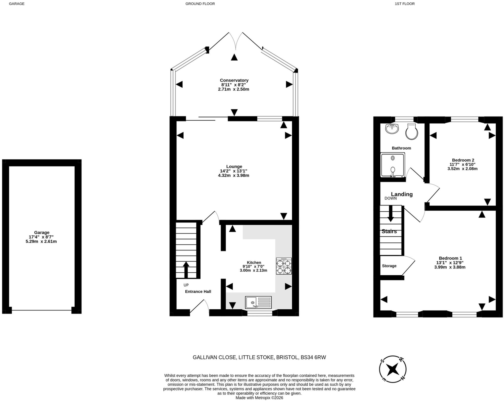 Gallivan Close, Little Stoke, Bristol floorplan
