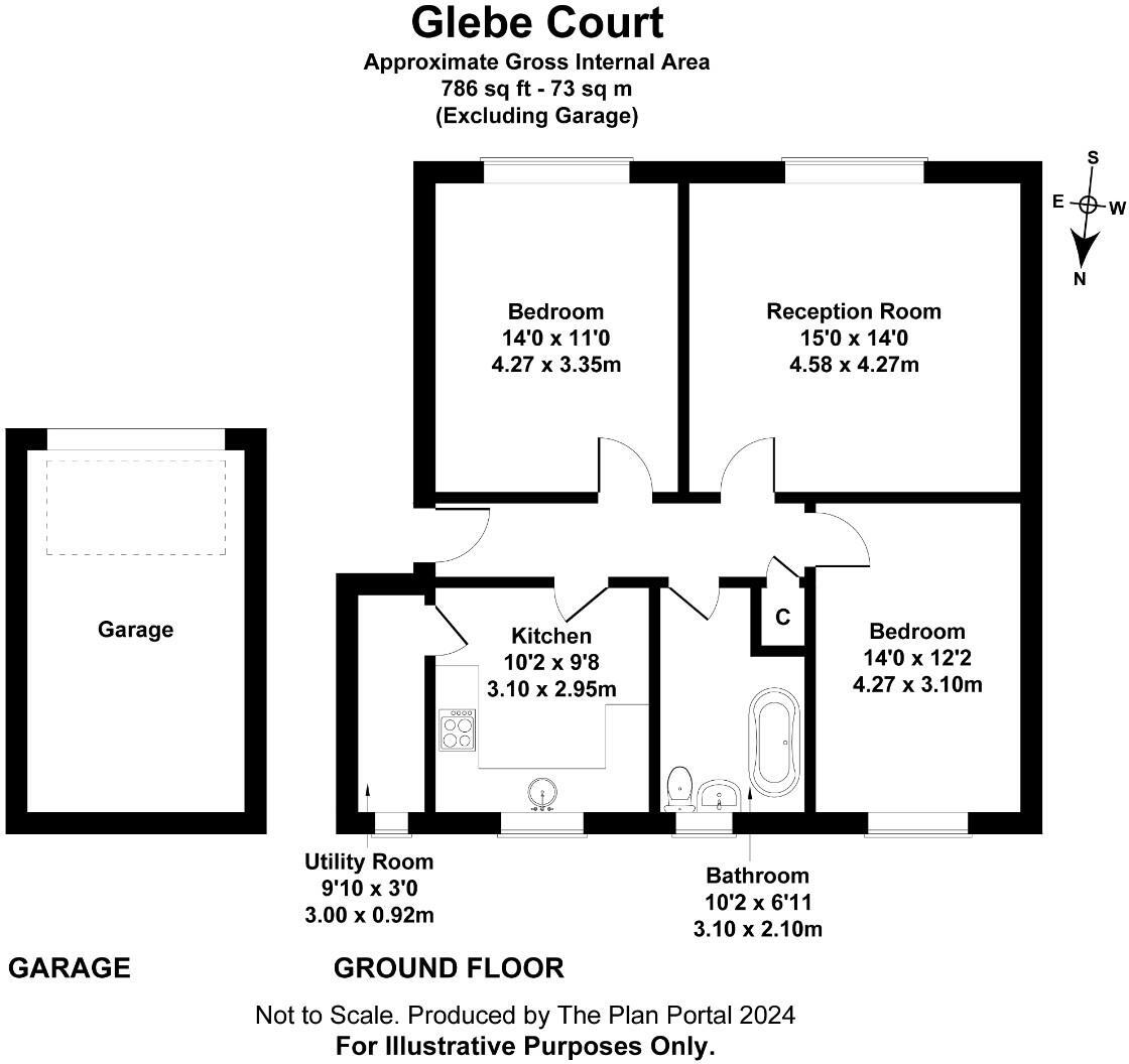Glebe Court, Grange Road, London floorplan