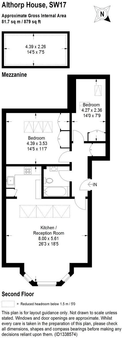 Althorp Road, London, SW17 floorplan