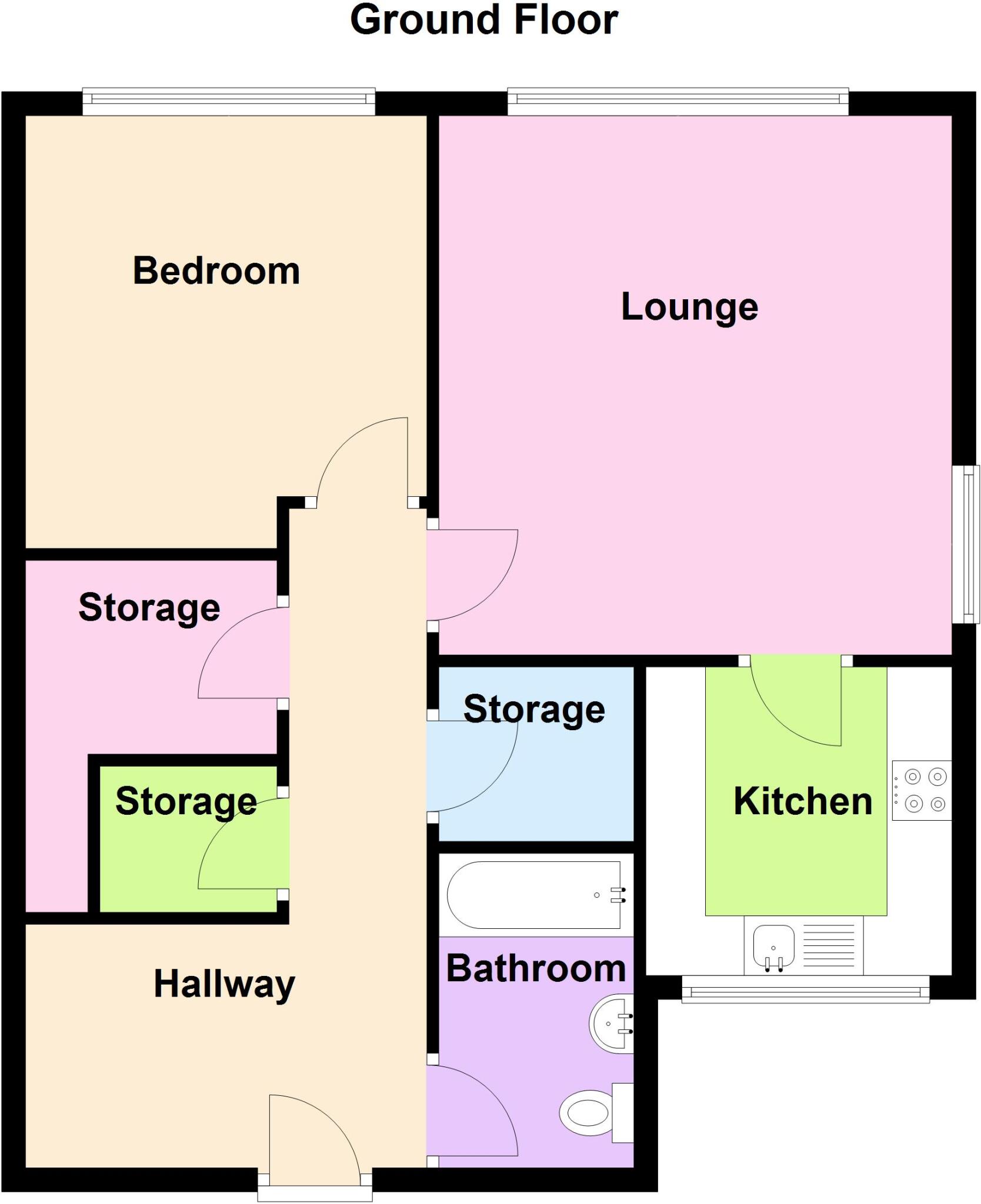 Houseman Gardens, Nottingham floorplan