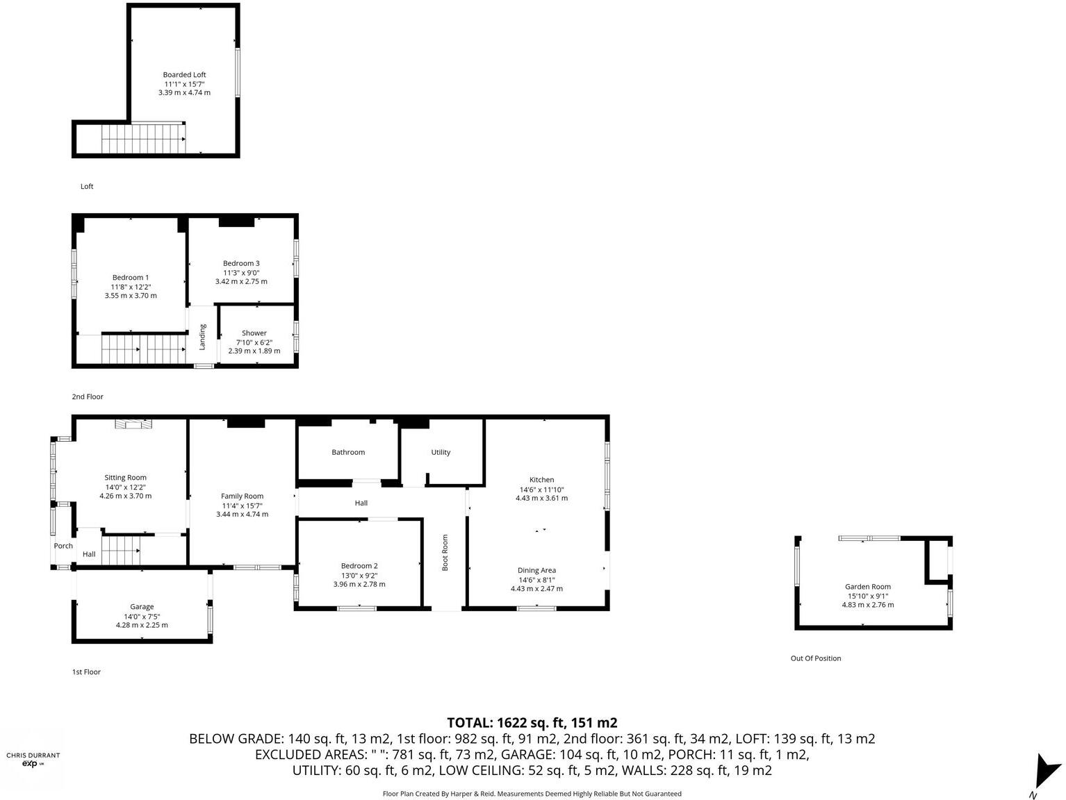 Salford Road, Aspley Guise, MK17 8HY floorplan