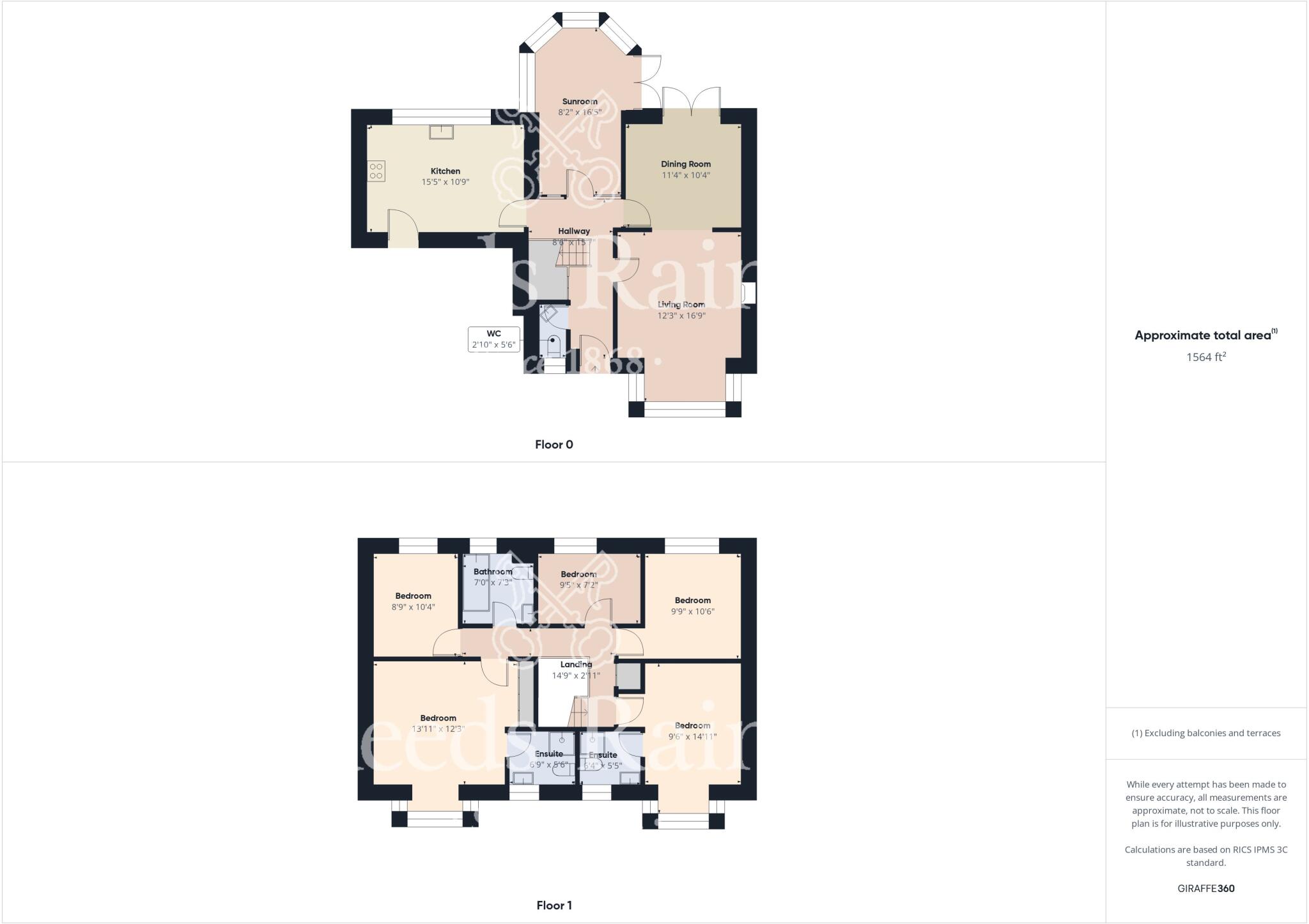 Beechways, Whitesmocks, Durham, DH1 floorplan