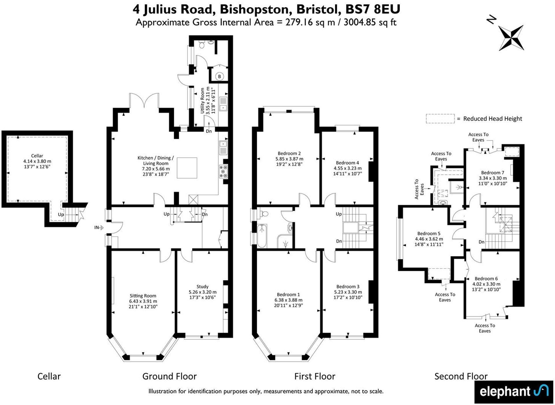 Julius Road, Bristol, BS7 floorplan
