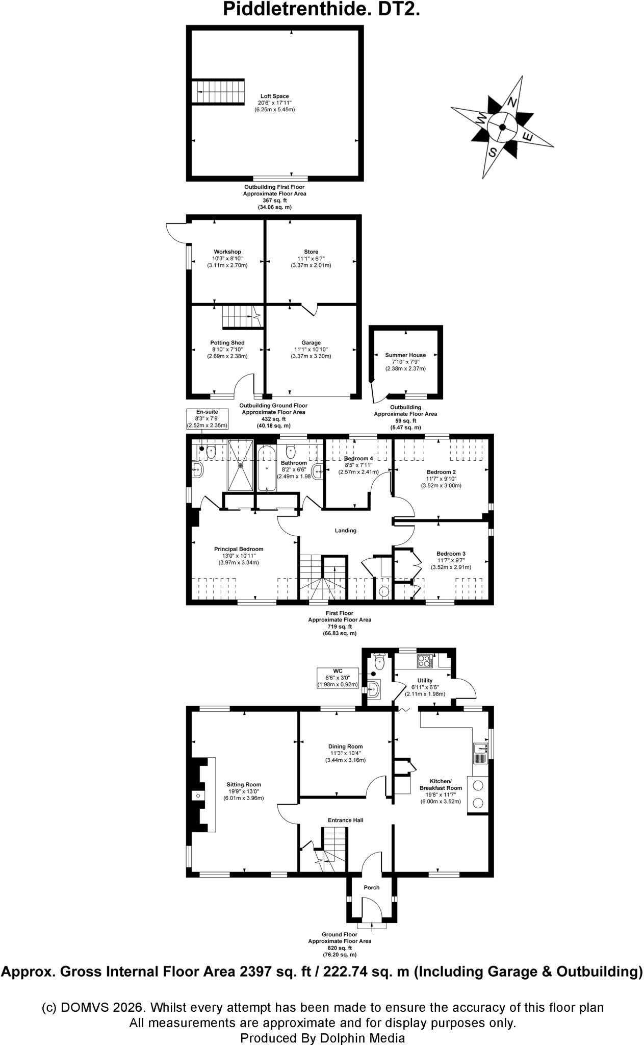Piddletrenthide, Dorchester, Dorset floorplan