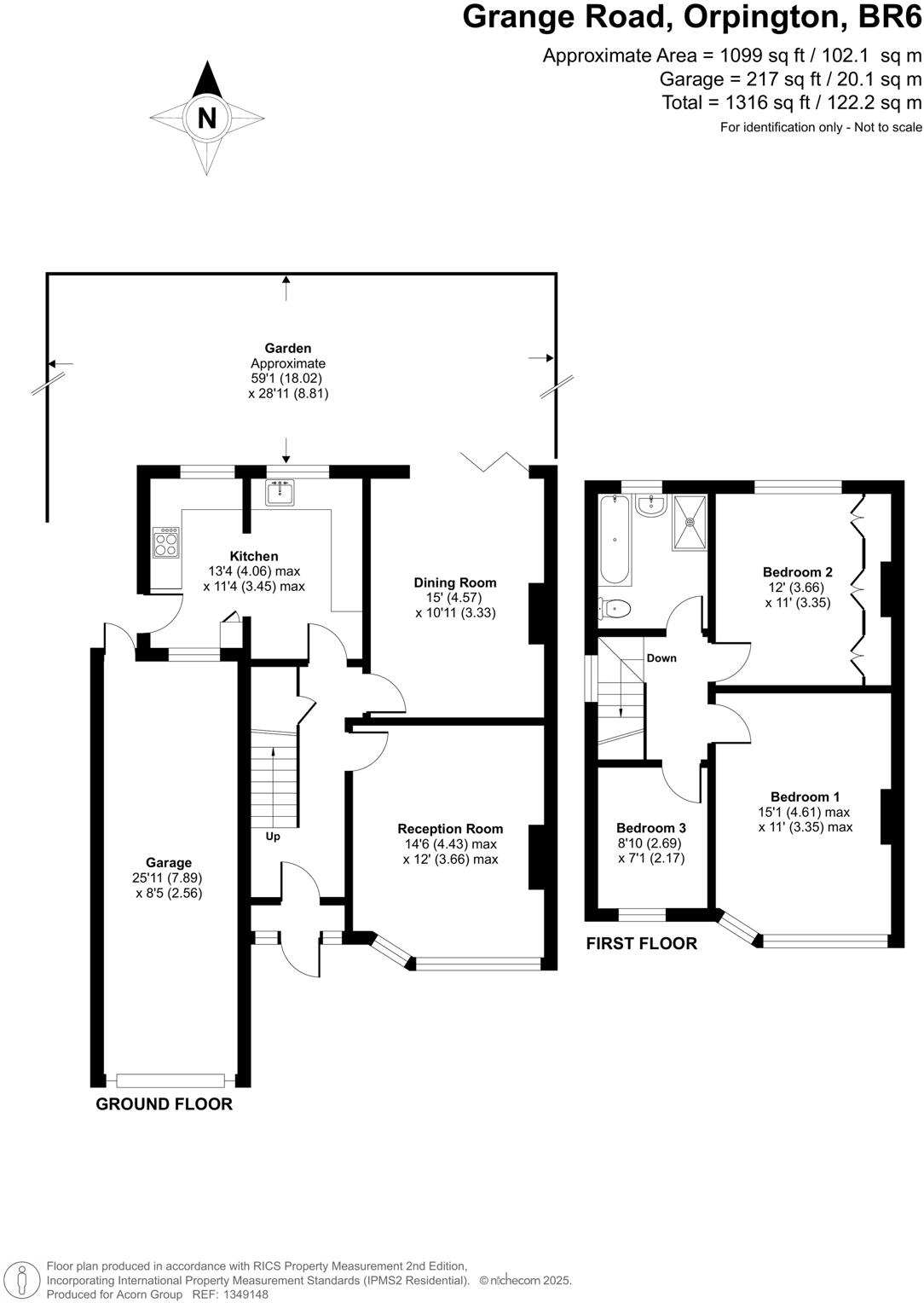 Grange Road, Orpington floorplan