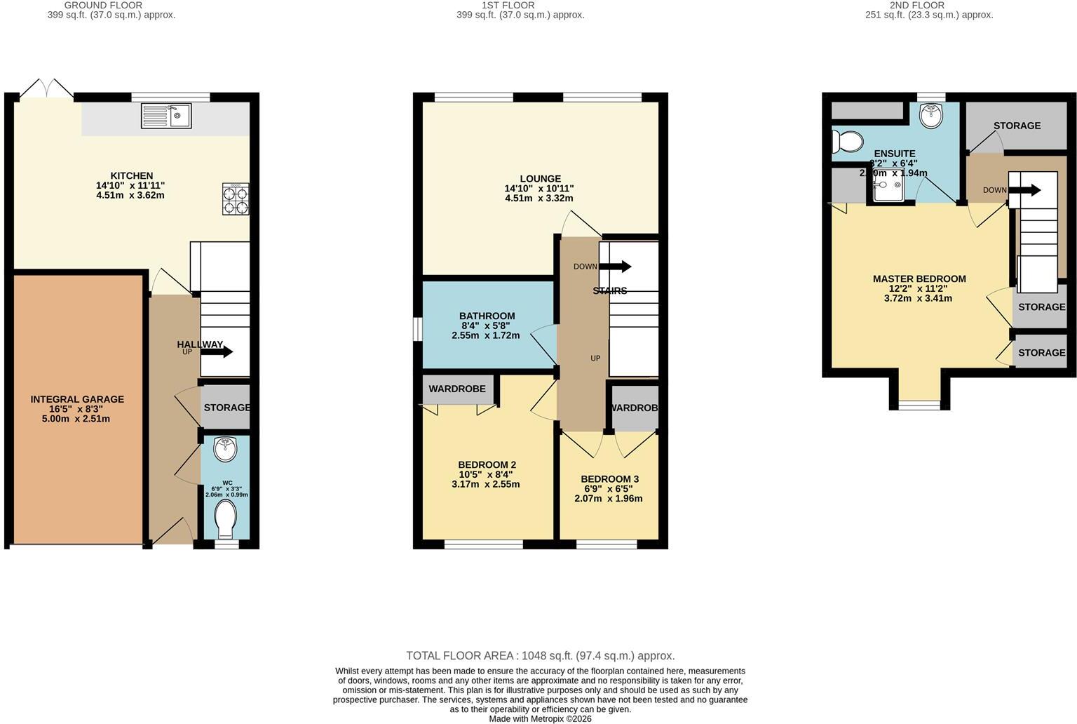 3, Milnes Way, Carlton Colville, Lowestoft floorplan