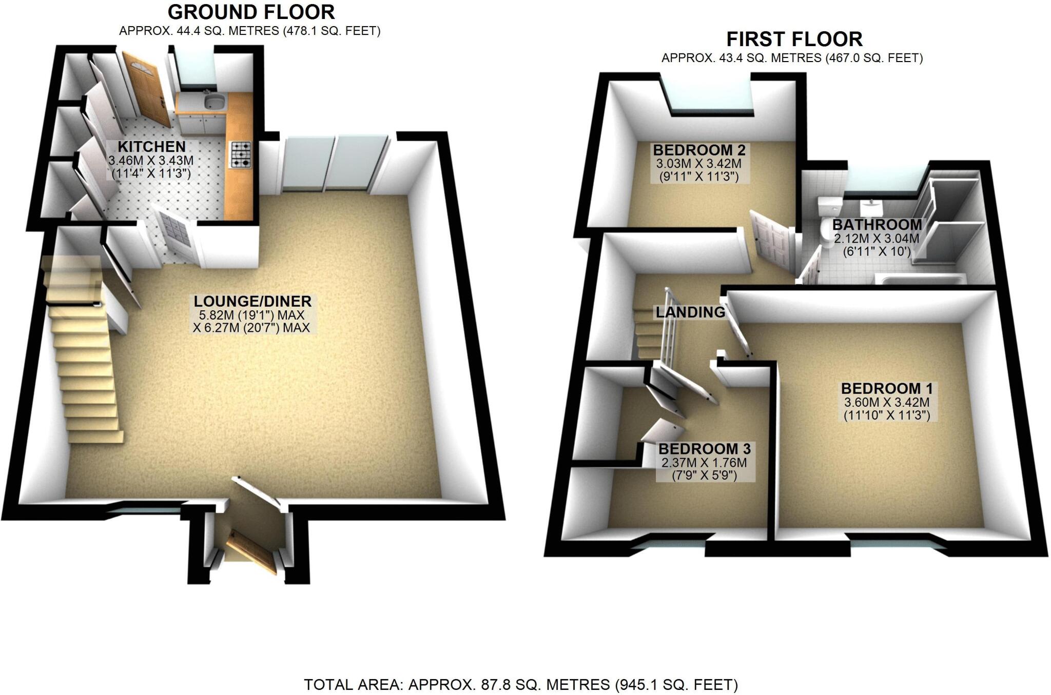 Main Road, Gilwern, Abergavenny floorplan