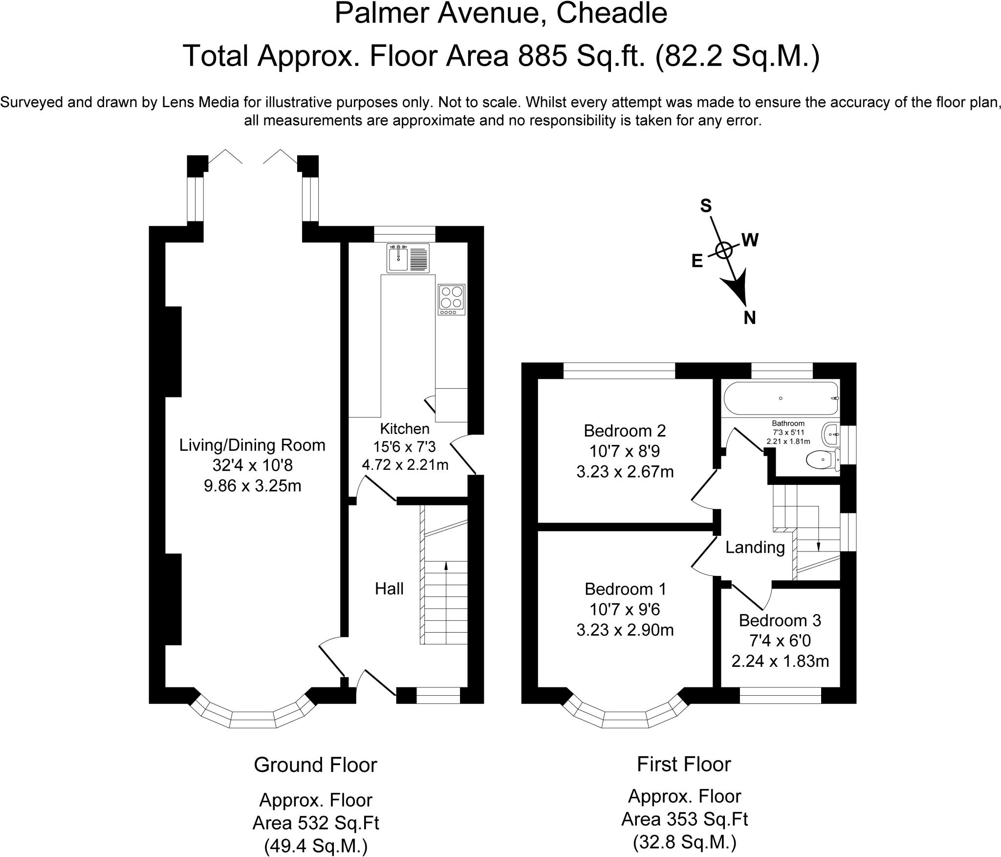 Palmer Avenue, Cheadle, Stockport, SK8 floorplan